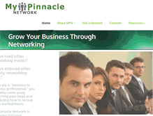 Tablet Screenshot of mypinnaclenetwork.com